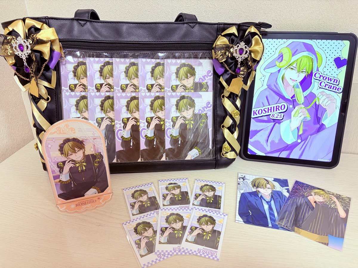 Omizu_0825's tweet photo. #花散光士郎生誕祭2026
 👑💜HAPPYBIRTHDAY💜👑 https://t.co/nEGpEEJbST