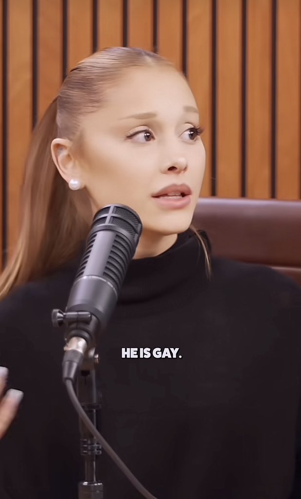 UrfavBoyq's tweet photo. ‼️Ariana Grande in a new interview:
“I don’t like straight men they irritates me, I love em G🌈, they are the best and makes me happy whenever i need one i have them around, I will just phone call how many i want to come around and they will pleasure me” https://t.co/tGRsezCiek