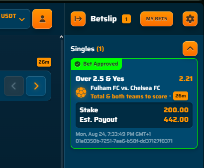 optilyslots's tweet photo. BTTS + OVER 2.5 GOALS ⚽️

drop your $SOL wallets below if this hits will be tipping y'all, lost 1k yesterday on city fucking me over 😡

#FULCHE https://t.co/FOr14PmAPM