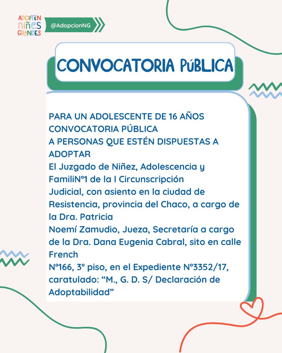 AdopcionNG's tweet photo. Difundir es un acto simple, pero con un impacto enorme.
Porque cuando la información circula, las oportunidades crecen 💛

#Adopción #ConvocatoriasPúblicas https://t.co/B60jAteClF