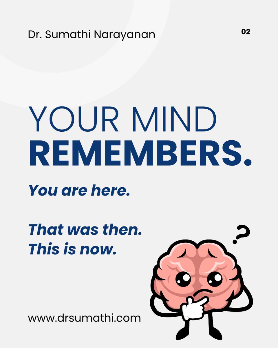 DrSumathiNaray1's tweet photo. Sometimes, a memory stays with us because our mind keeps bringing us back to it.

But you are here.
You are in this moment.
And you can gently choose where your attention goes next. 🤍

You don’t have to relive yesterday to live fully today. https://t.co/x5CyK2VlbJ