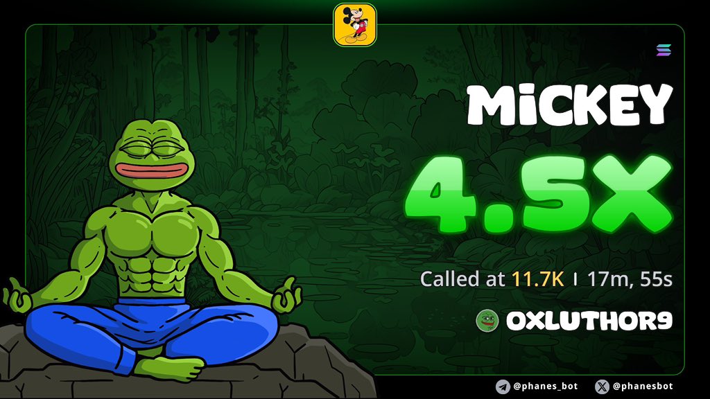 oxluth's tweet photo. 4X from call on $MICKEY

3gun3ns3e4JBSpskLM9xbjGWWcjpX7PFFQFfrLDQpump https://t.co/LdIpy5thQW