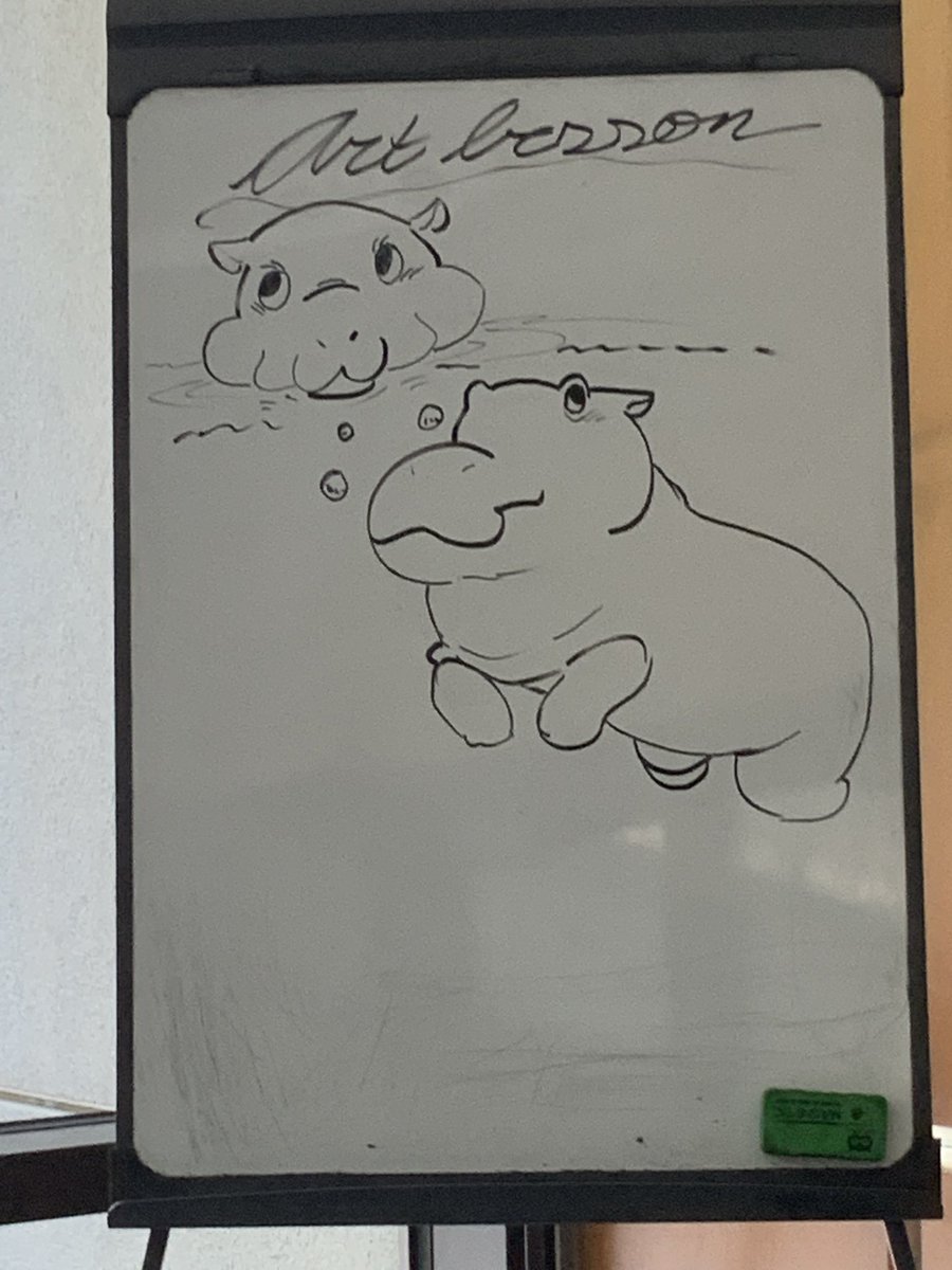 bultimate1991's tweet photo. Art Title: Rainbow Bikini Hippos

Description: This was made, from Compass Creative Arts’ Hannah’s Art Lesson, as I love to go extra steps beyond, and then some.

#ZoomorphicUltimate #CompassCreativeArts #HannahsArtLesson #FurryArtwork https://t.co/dLf3OThQww