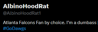 SimiReviews's tweet photo. @AlbinoHoodRat1 @Enkiduposts @altoidsrevenge Hilariously accurate bio too https://t.co/FpNd9IRLib