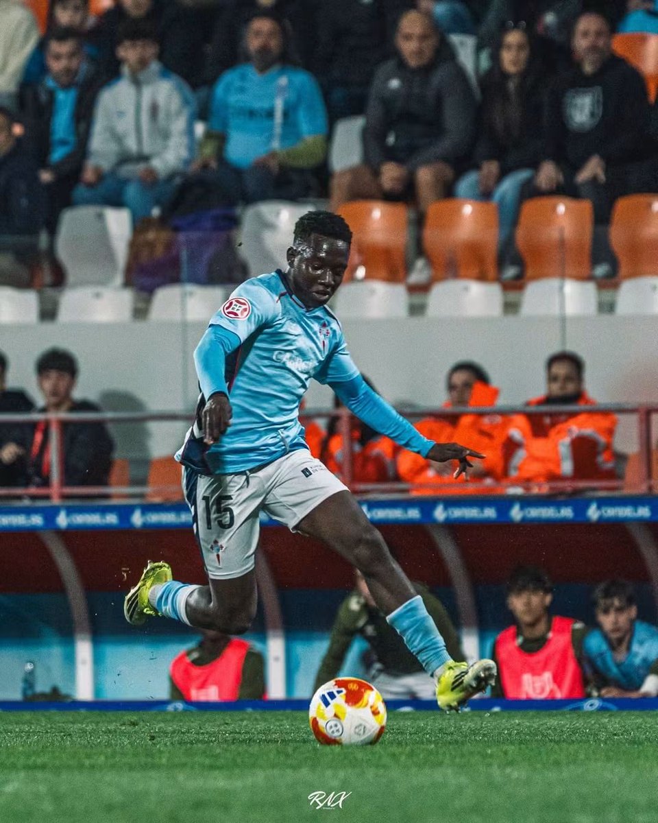TeyaKevin's tweet photo. Kenya’s fast-rising star Aldrine Kibet came off the bench to register an assist as Celta Fortuna staged a remarkable comeback from two goals down to beat Andorra 4-2 in a Spanish second-tier clash on Monday evening.

Kibet was introduced with Celta Fortuna trailing 2-1 and made an immediate impact as his side turned the game around to secure all three points.
