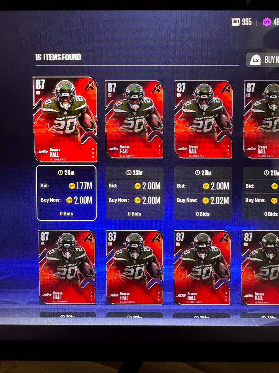 JasonF13Fan's tweet photo. @EASPORTS_MUT @EASPORTS_MUT
 
@EAMaddenNFL 
 
You guys have now cost me close to over 1Mil in Coins due to whatever glitch this is! I have paid real money and have been not been given a product that works as it was promised! I will be getting those charges reversed! Everyone should!! 🖕🏽🖕🏽 https://t.co/f3h9Rk7Seg