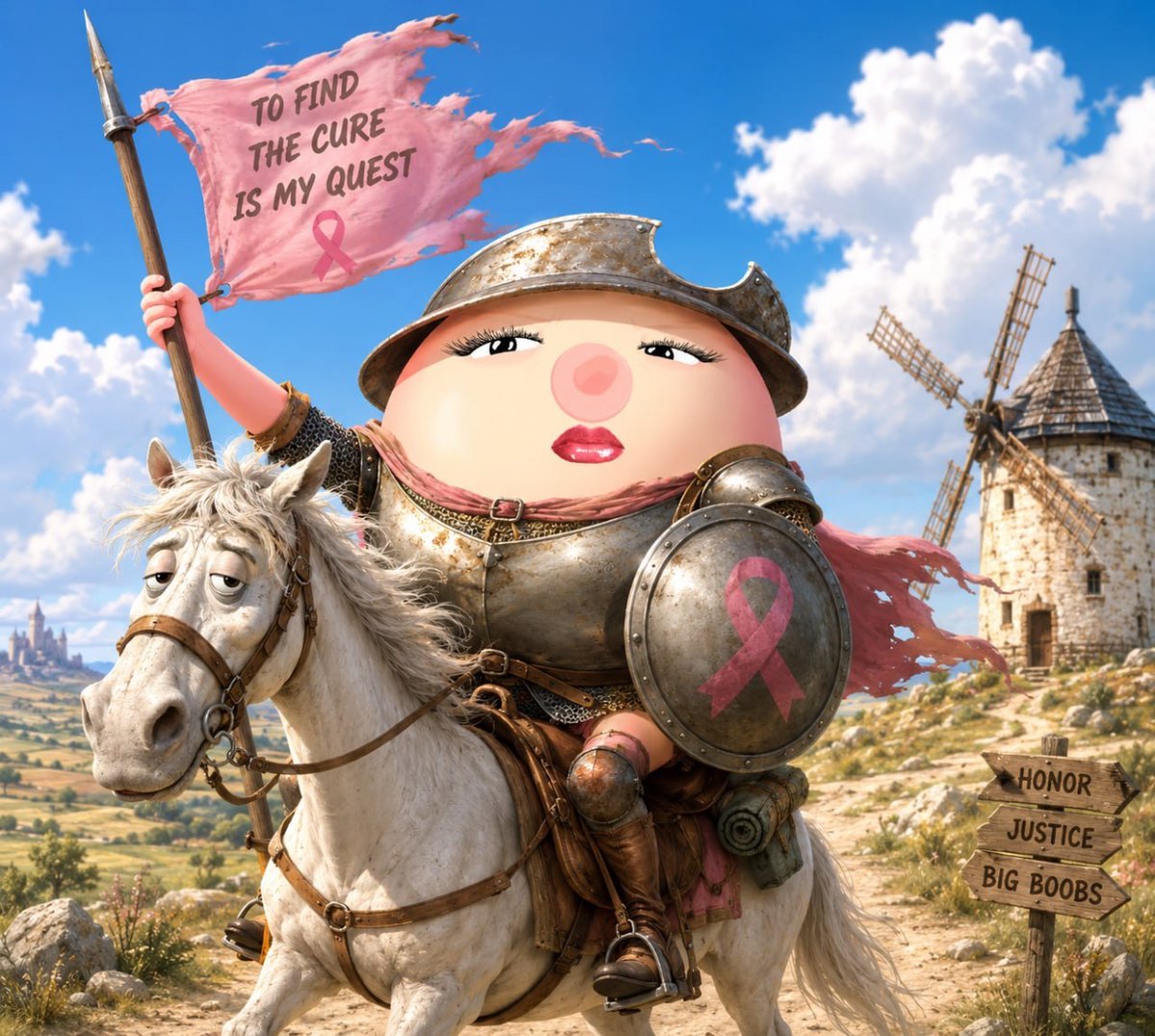 boobillions's tweet photo. Chasing windmills ❌

Chasing breast cancer cure ✅ https://t.co/MOizWcbcgW