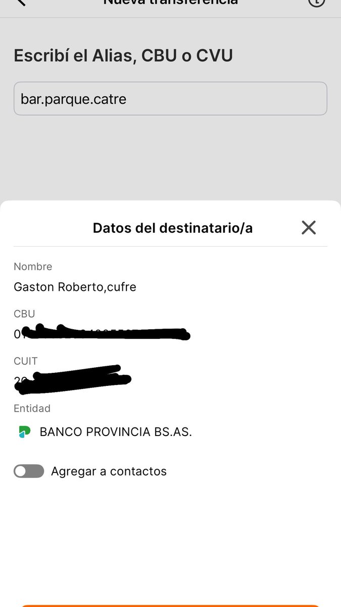 Tomidiazcueto's tweet photo. En base a varios testimonios. Oficiales y de personas que se acercaron, aceleró un poco más.

¿Por qué en nota con LN+ el viernes le mostraba al cronista una cuenta de Mercado Pago diciendo que no entró plata si la cuenta es de Banco Provincia y el alias también? (Dejo el alias por qué es el que está en el auto)

¿Será que pasa algo más? Es pregunta… pero…