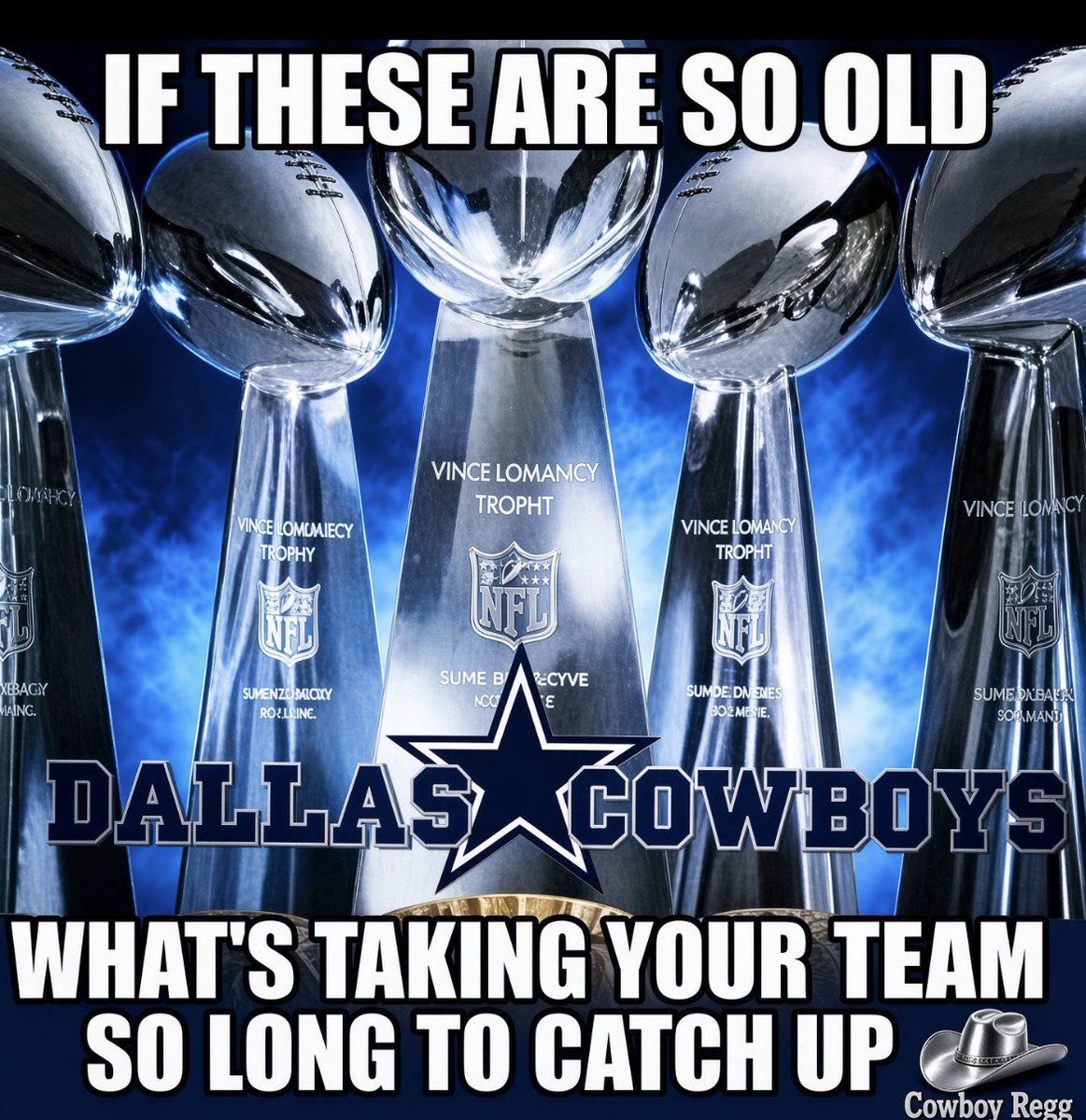Irish_Cowboy88's tweet photo. The Cowboys haters have taught me a few things. 

Do I have this right?

✔️ Bradshaw is better than Staubach because rings matter. 
✔️ Young is better than Aikman, rings don’t matter. 
✔️ Barry is better than Emmitt, rings (or even yards) don’t matter. 
✔️ Romo and Dak suck because rings matter. 
✔️ Rings over 25 years old don’t matter but pre-merger NFL championships do. 

I could go on but I think I’ll stop there 😂