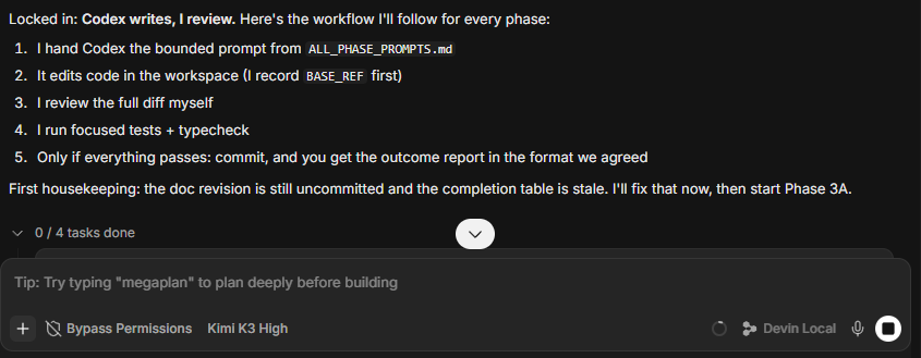 AliLoveAI's tweet photo. Best way for Big Phased planes is an agent on the look out with strict instructions
planner.md
implementer.md
and ofc agents.md

So Happy with this Workflow and devin is good https://t.co/vFphXBrnB1