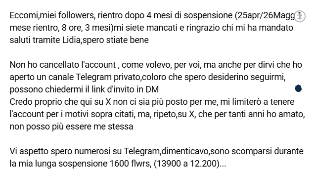 anubi77787292's tweet photo. Buonasera cari 🤗
4 mesi son passati...😁 https://t.co/3I2Cui40i2