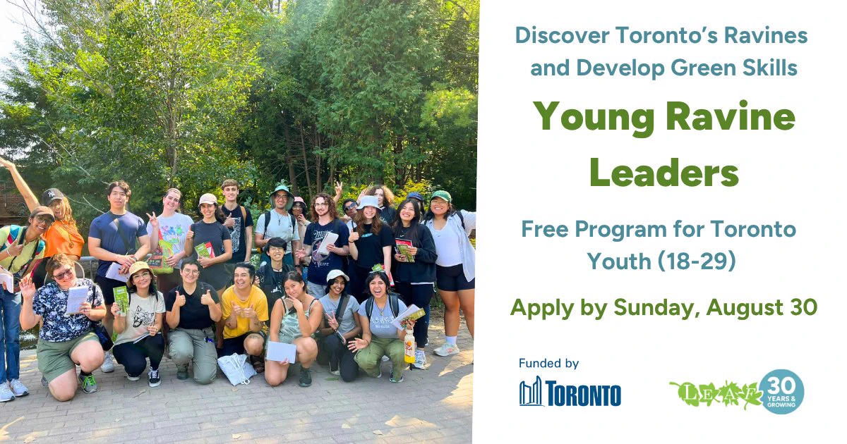 Group of Young Ravine Leaders from 2024 at a LEAF event