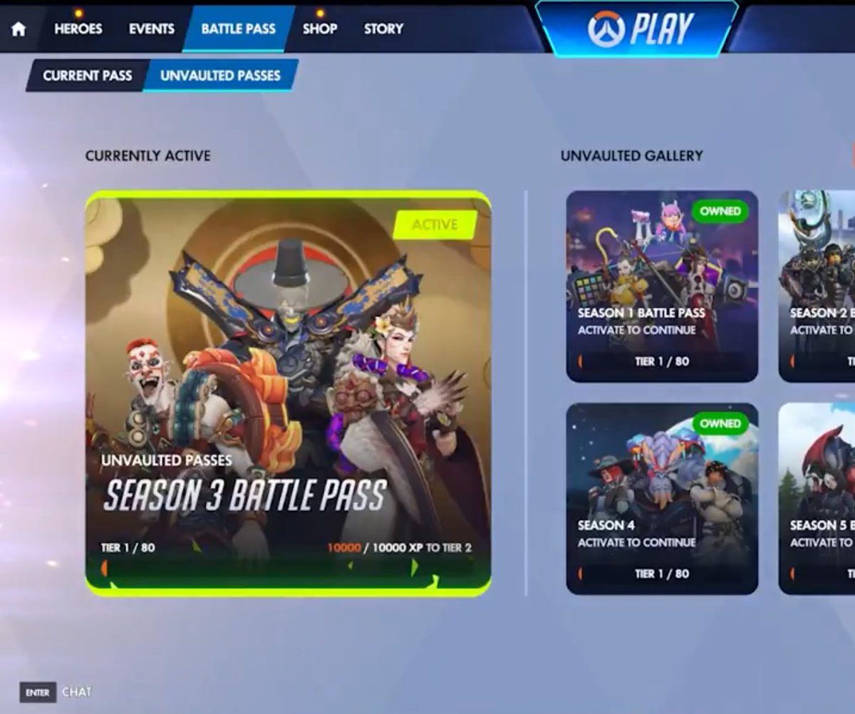 Overwatch2_NEWS's tweet photo. ■中間パッチで追加されるバトルパス再販画面 https://t.co/jqyRLWfhe2