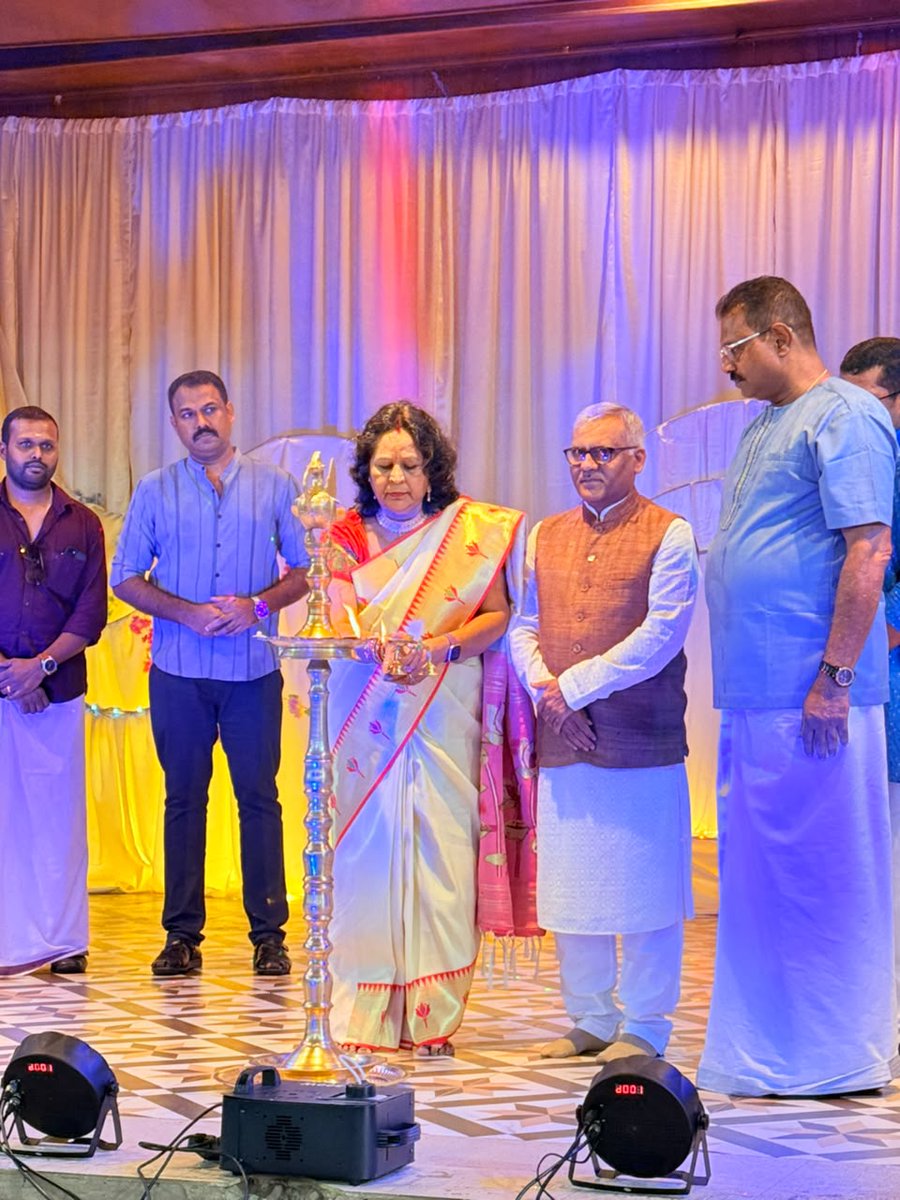 IndiainLiberia's tweet photo. Onam Celebrations in Liberia 

Ambassador Manoj Bihari Verma along with other members of the Embassy, joined Onam celebrations organized by Mahatma Cultural Centre in Monrovia on 23 August 2006. Extending greetings to the Malayali community, he spoke of the message of Onam of  equality, harmony and prosperity and wished everyone happiness and continued success.

The occasion featured enthralling cultural performances by men, women and children of the community, showcasing India’s rich cultural traditions and adding colour and festivity to the celebrations.

#HappyOnam #Onam2026 #OnamCelebrations