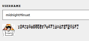 midnightM1nuet's tweet photo. Day 2: Luke's chumroll has the username "midnightMinuet", which is the suspected chumhandle for sisterhearst or the shadow kid. Entering this as your username on FRAF results in the second image. https://t.co/NlLRzyzMLc