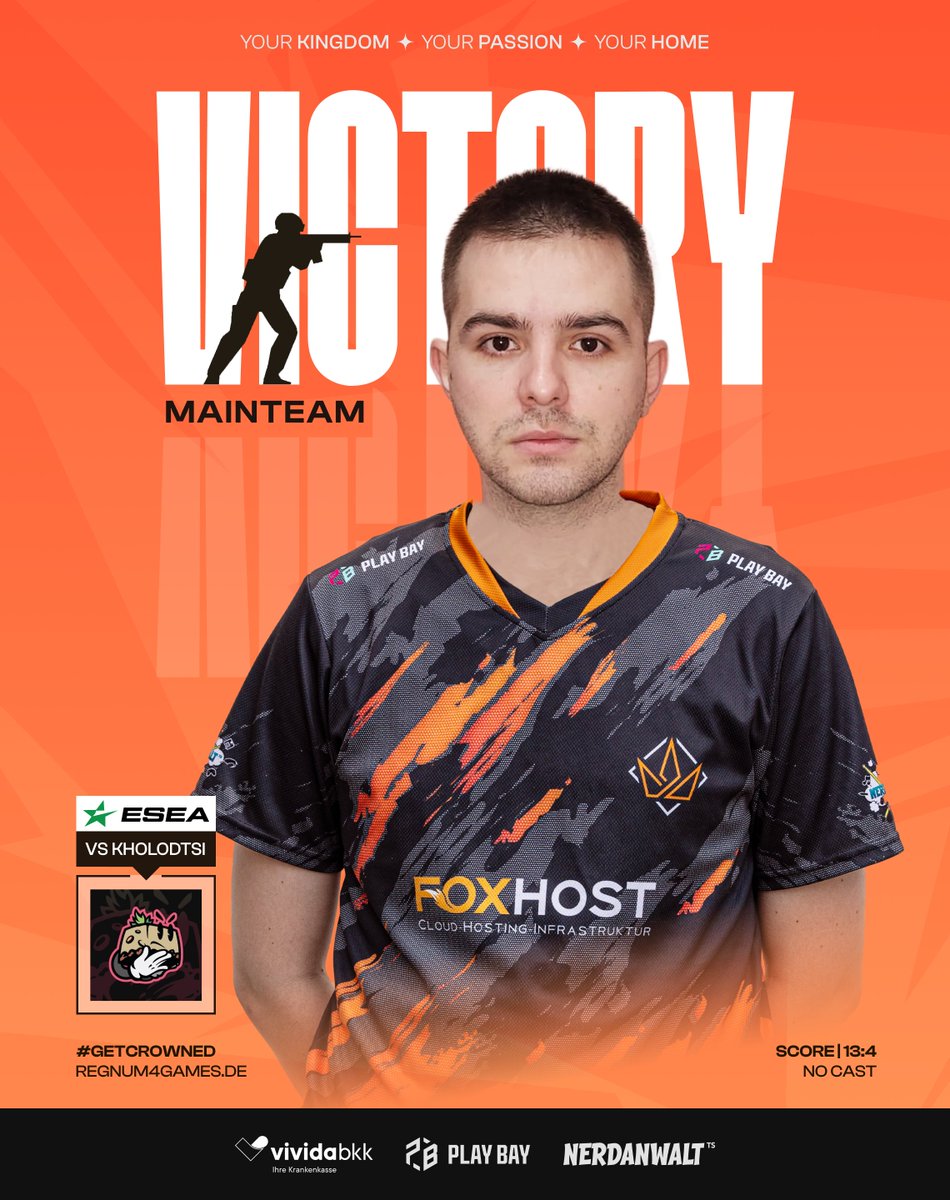 regnum4games's tweet photo. We win both games, what a way to start the week! 🥳
13:4 vs. @kholodtsi on Nuke
13:3 vs. #ORGLESS on Nuke
GG & WP🤝
#VAMOS & #getcrowned 👑 https://t.co/NmmP5FOynT