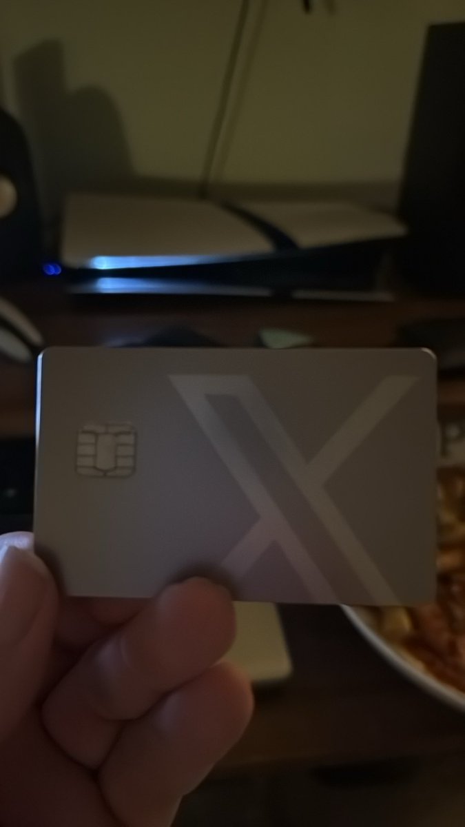 VorlessChaos's tweet photo. I just got my X money card. https://t.co/LD8yAKZEbs