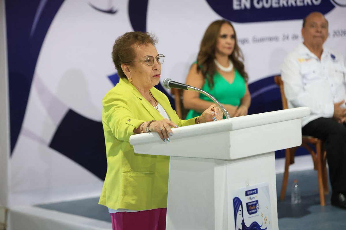 SGG_Gro's tweet photo. En representación de la gobernadora, Evelyn Salgado, la encargada de despacho de la SGG, Anacleta López, asistió al encuentro “Mujeres conduciendo el cambio en Guerrero”, organizado por la Comisión Técnica de Transporte y Vialidad, https://t.co/REABEqndjs