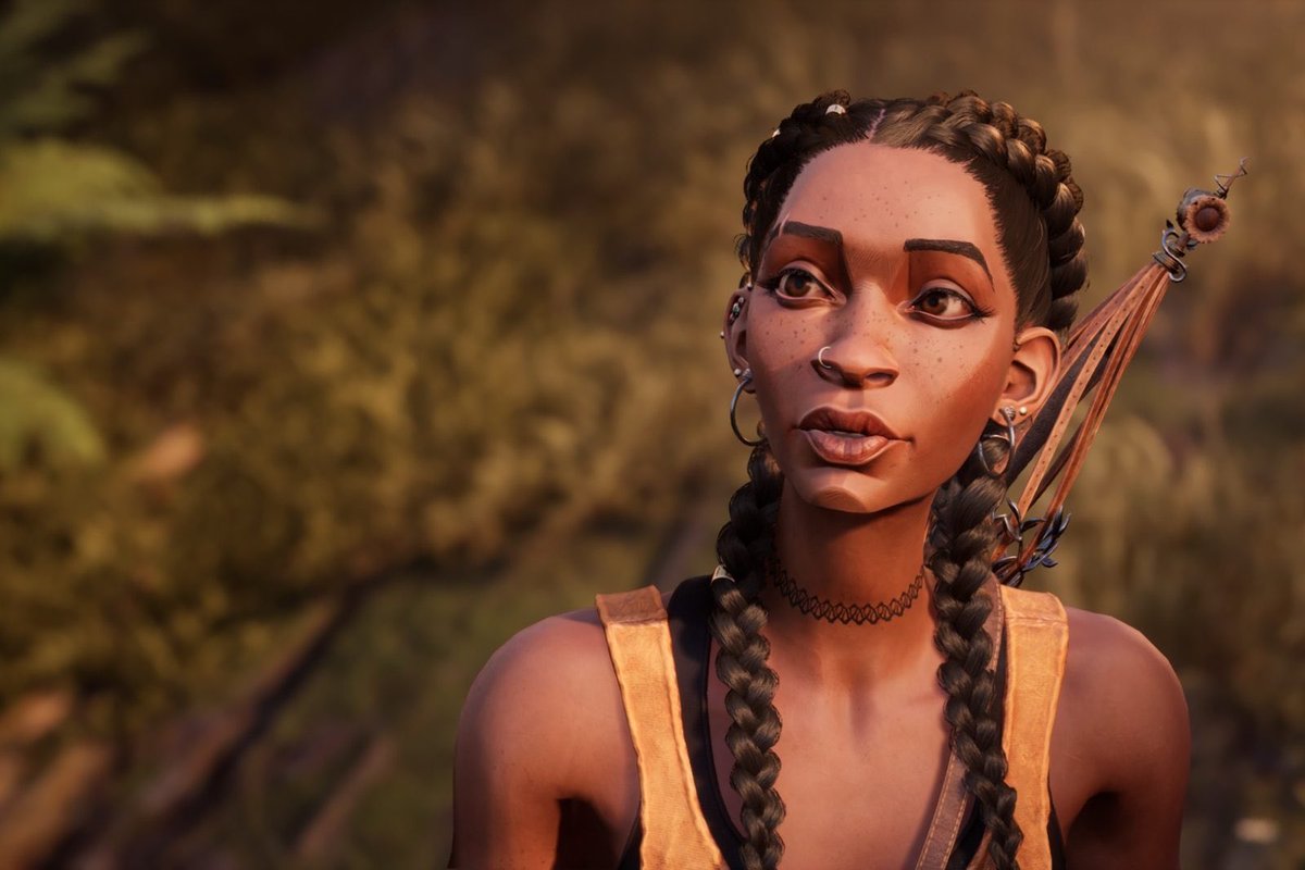 SashaLista's tweet photo. Another day, another Badass Black Female Game Character… Hazel Flood from South of Midnight 🐊🦊🦉🪷🦌 https://t.co/QCaJuIXQrm