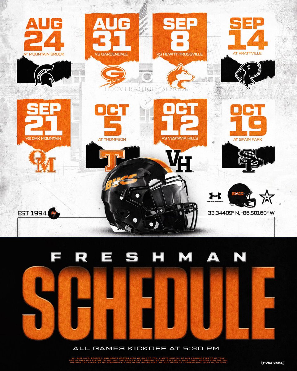 BucsFootball's tweet photo. Looking for something to do on this beautiful Monday night? Look no further! Head east to Mountain Brook to watch the Freshman &amp; JV Bucs! #GoBucs https://t.co/1vTTx4fFB7