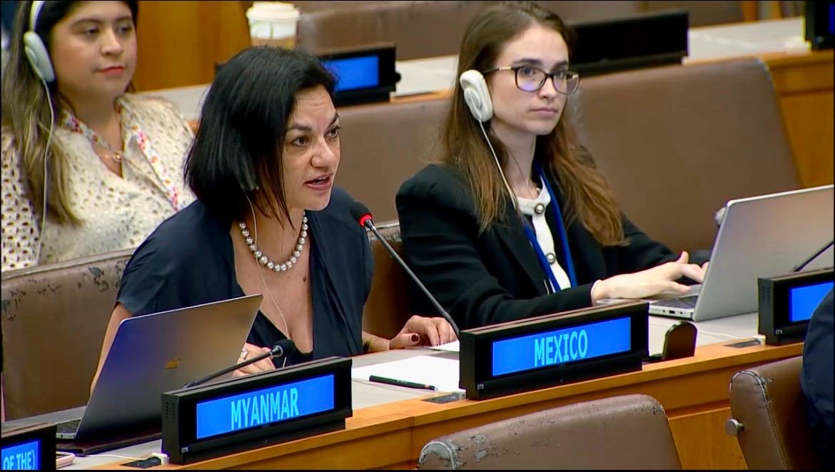 feller_jennifer's tweet photo. En Junta Ejecutiva @UNDP/@UNFPA/@UNOPS destaqué la excelente colaboración de @UNFPA con el  Gobierno 🇲🇽 en el fortalecimiento de capacidades en identificación forense y en garantizar derechos sexuales y reproductivos. Es fundamental preservar y fortalecer su mandato🌎🤝🇺🇳. https://t.co/ZdHCDkW6tK