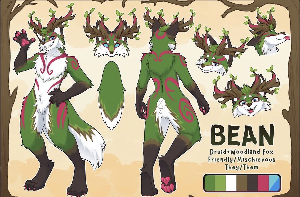wwwbrushstroke1's tweet photo. 🌿🦌 Meet Bean! A mischievous woodland fox with a magical druidic vibe, leafy antlers, and plenty of charm. 🌱✨
What do you think of their nature-inspired design? 🐾💚 https://t.co/hZhtbeAhco