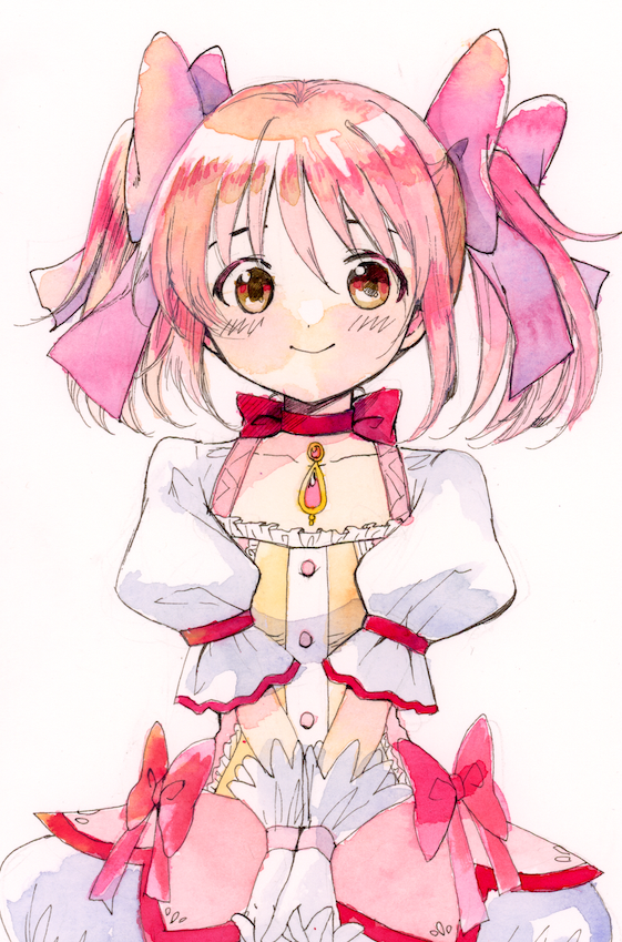 siokya_draw's tweet photo. 【水彩画】鹿目まどか https://t.co/F7YAiskjH5