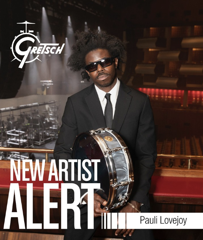 fredgretsch's tweet photo. welcome pauli lovejoy to the #gretschdrums artist family. #bemusical always https://t.co/II5nn8pkcB