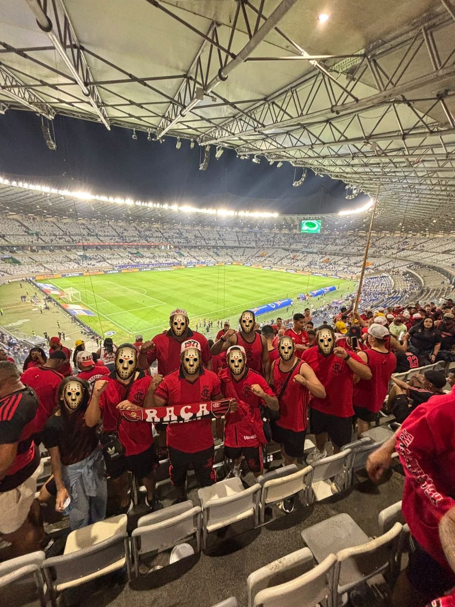 BondedoJason's tweet photo. Campeonato Brasileiro 2026.

Flamengo 1 x 2 Cruzeiro

🏟 Mineirão

Méier presente neste jogo do Flamengo, mantendo a tradição de sempre estar presente nos jogos e nas caravanas, Infelizmente a vitória não veio mas vamos em busca da liderança.

Raça Rubro-Negra
13 REGIÃO - MÉIER https://t.co/imCOwtGXEe