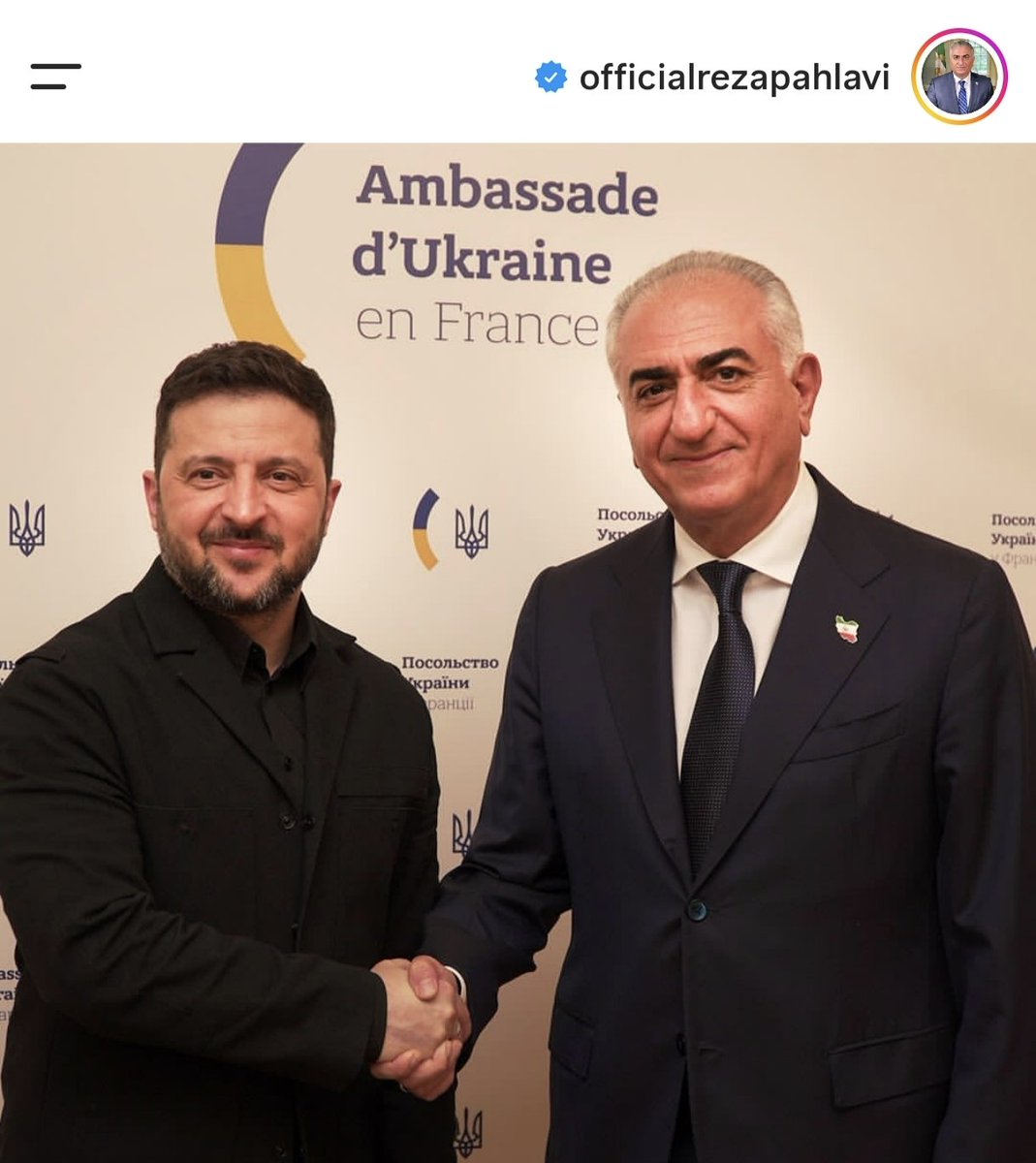 bikhodajesii's tweet photo. پست جدید رضاشاه دوم به مناسبت ۳۵ سالگی اسنقلال اوکراین؛
همبستگی شما با مردم ایران هرگز فراموش نخواهد شد، ماهمیشه دوستانمان را به یاد خواهیم داشت. https://t.co/znHZi0eIzZ