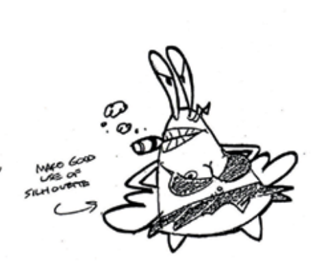 ArtofSpongeBob2's tweet photo. A drawing by SpongeBob storyboard artist Mark O'Hare https://t.co/subjjIm2Py