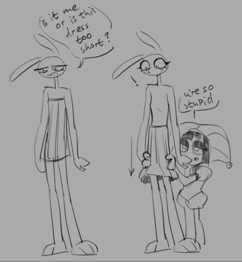 KatfishComsfw's tweet photo. The dress is too short, yeah.

#funnybunny #tadc https://t.co/lwOcr7c7yK