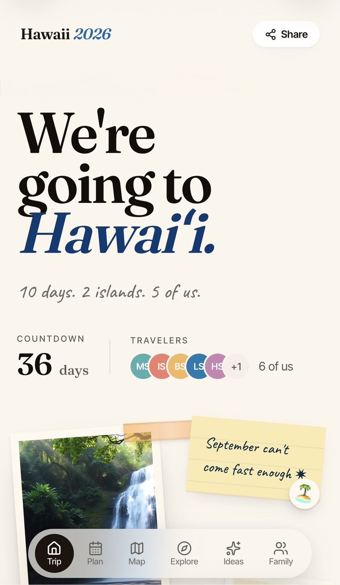 singhmandeep05's tweet photo. Spent around 2 hours to build this with Claude Fable 5. 

Should I continue to make design enhancements to this travel planner app? https://t.co/V6qOBwFjyG