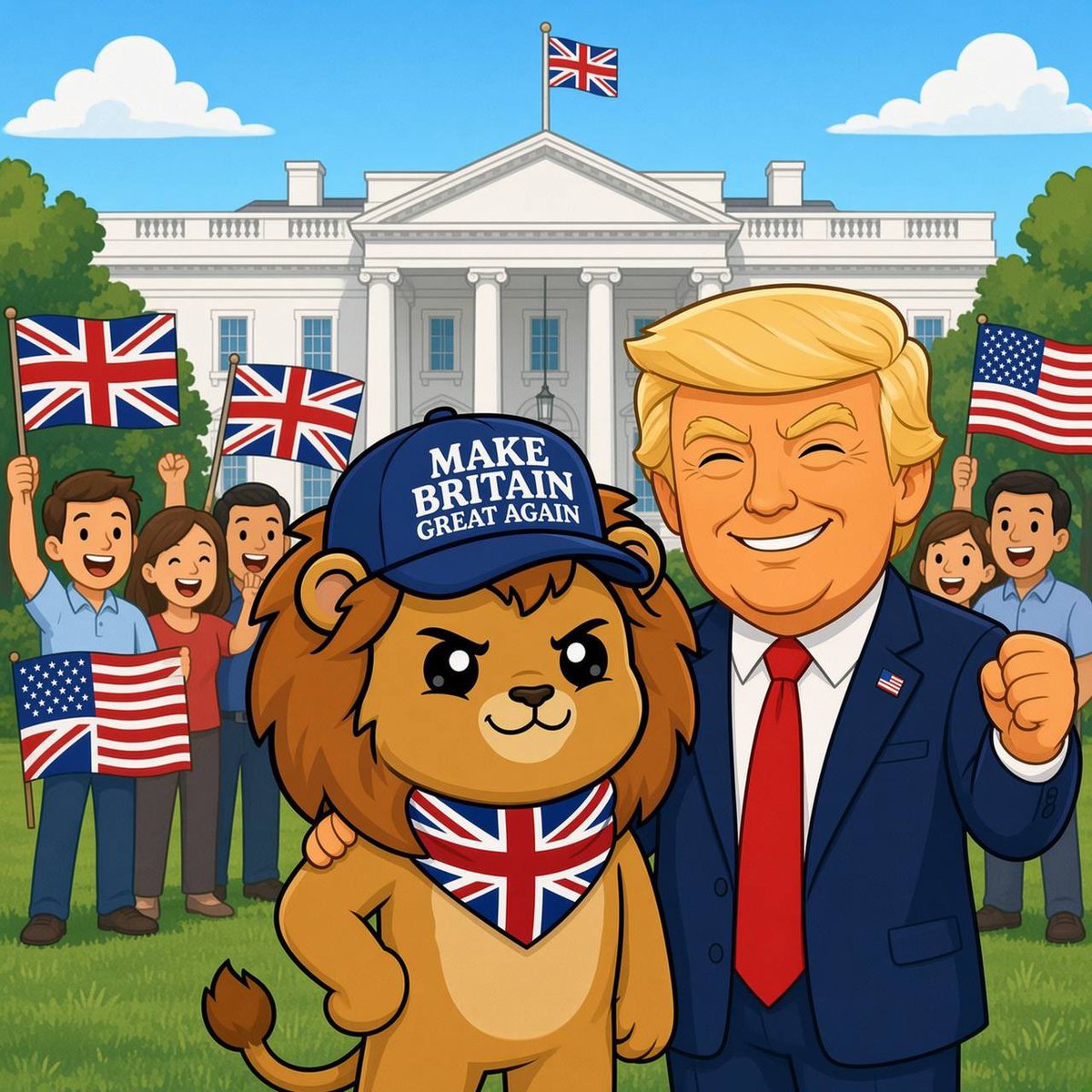 MBGAonPF's tweet photo. Patriots United. 🇺🇸 🤝 🇬🇧
$MBGA &amp; Turning Point UK are here to stay. Lock in. https://t.co/5G3W9DFzHB