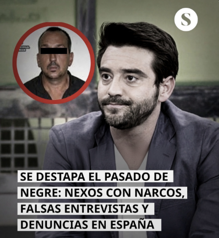 tintoyfaina's tweet photo. EXPLOSION!!!!

México, Bolivia y España sacan a la luz el oscuro pasado de Negre, dueño de La Derecha Diario. 
Nexos con narcos y estafas con falsas entrevistas. 

Este personaje estuvo hace 45 días con el presidente Milei en la quinta de Olivos. https://t.co/3tb2R7hIpC