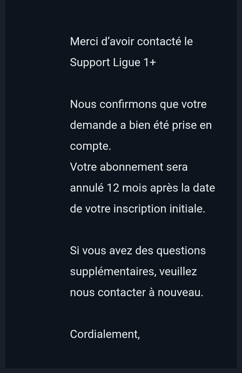 Kalas_16's tweet photo. @adrivyt @7Pxao @Romain_Molina Je te conseille de checker ton compte prochainement. Pareil j'avais résilié 15 jours avant, ils avaient accepté jusqu'à ce que je me rends compte qu'ils continuaient à me prélèver. J'ai porté réclamation et voilà leur réponse de m....lol https://t.co/7dvGOLcpQw