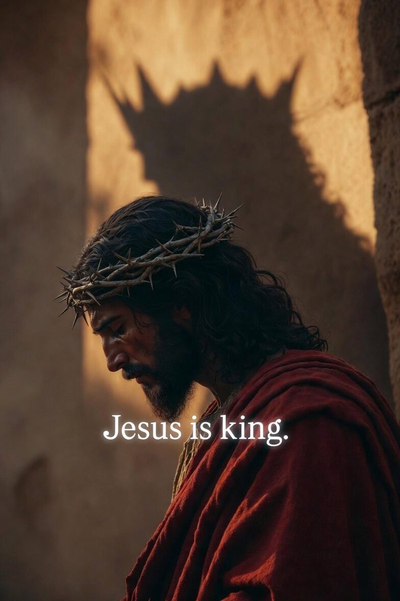 GroundedManhood's tweet photo. Every knee will bow to Him either in worship or in surrender. 

Jesus is LORD https://t.co/RlBM3HhjpJ