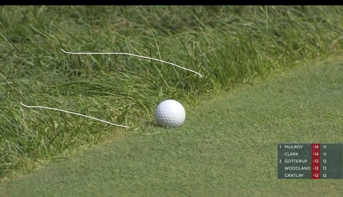 JeffSmithGolf's tweet photo. Not saying Rory Mcllroy was trying to cheat at the BMW Championship...
But as he was moonwalking to improve stance area and using putter like a panini press to improve swing path, we looked at each other and were like: ‘That didn't seem right.’ 😂 https://t.co/AIgDm827iI