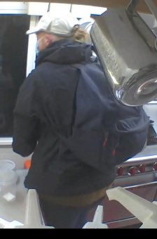 OCPolice's tweet photo. Oregon City Police Department Seeks Public’s Assistance in Identifying Burglary Suspect:
 
The Oregon City Police Department is requesting the public’s help in identifying a suspect involved in multiple burglaries at Corner 14 (Bite N Roll, Krazy Kokunut, Oregon City Burger Co.), located at 508 14th Street.  On August 23rd, 2026, at approximately 2:00 a.m., a suspect, believed to be a white male adult with long blonde hair, possibly a beard, wearing a medical style face mask, forcibly entered several food carts at the Corner 14 location.  The suspect unlawfully entered the food carts via force, stole various items, and left the location on a bicycle.
 
The Oregon City Police Department is actively investigating this incident and asks anyone with information about the suspect or the burglary to contact the OCPD Tip Line at 503-905-0505.  Please reference case number 26-016633.