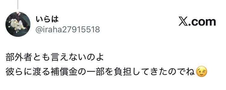 Curry_wurstxyz's tweet photo. @lovesh0129 いらはさんは、スマイルアップ社の被害補償のフローチャートもまともに理解できない人です。

そして、補償金の一部を負担してきたから当事者として被害者補償に口を出す権利があると勘違いしているヤバい人です。 https://t.co/clbsFI5xSt
