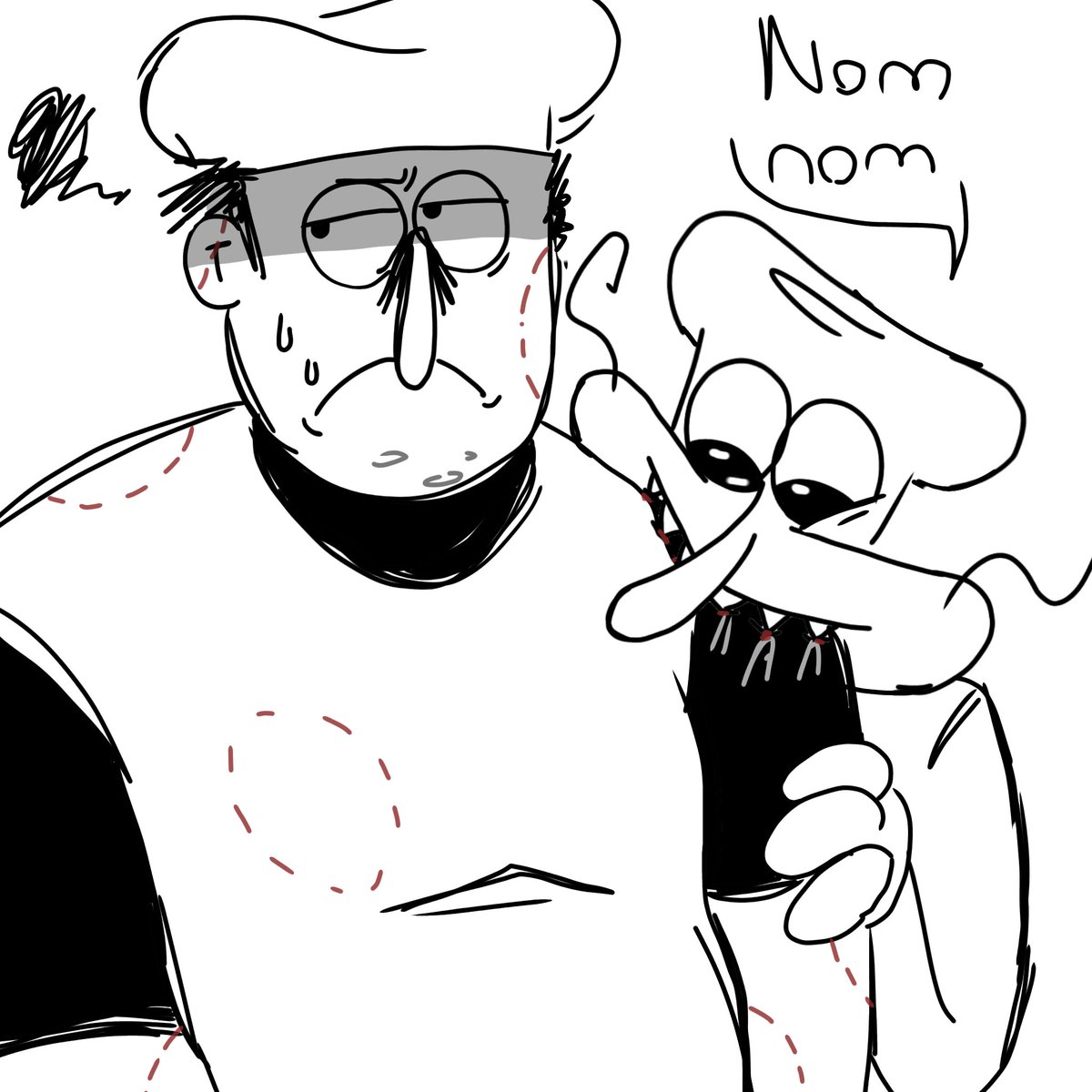 JeffresonIsaac's tweet photo. Here are some quick sketches of Peppinoise ✨ You can tell they love each other :^D

#pizzatower #peppinoise #peppinospaghetti #thenoisepizzatower https://t.co/TexSRnFdjK