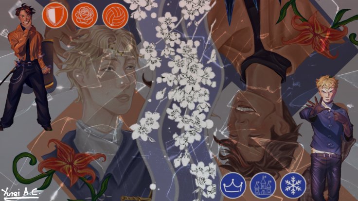 Al3xit0h_'s tweet photo. Mais um pra hoje 🤝 Da vez é o Damien e o Lírio 

Créditos da fanart abaixo!
 
(Quarto 13) 

#InstitutoÉterRPG @antonio_ghizzo @MorfeuRPG @wellmarzinho @FaezinYaee https://t.co/69g51fTzbA