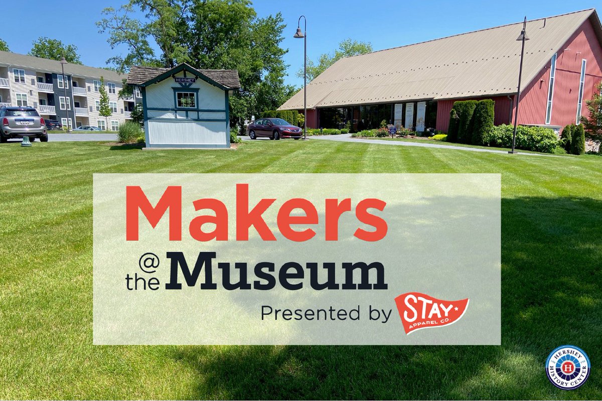 BurgBnB's tweet photo. Makers @ the Museum | Jun 14–Nov 15, 2026 | Time: not specified | Hershey History Center, 40 Northeast Dr, Hershey, PA 17033. Monthly maker’s market with dozens of artisans. Cost not specified. #Hershey #MakersMarket https://t.co/7WGTe2eIwH