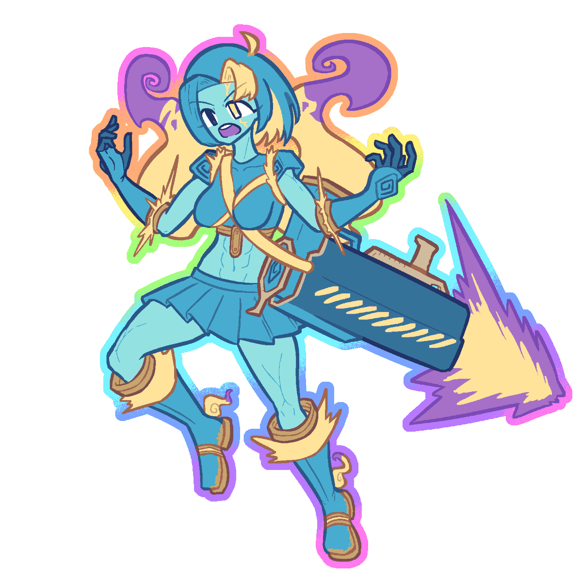 NamakoBussey's tweet photo. #0623: Mega Golurk

My first Mega gijinka! https://t.co/113g1jKL2O