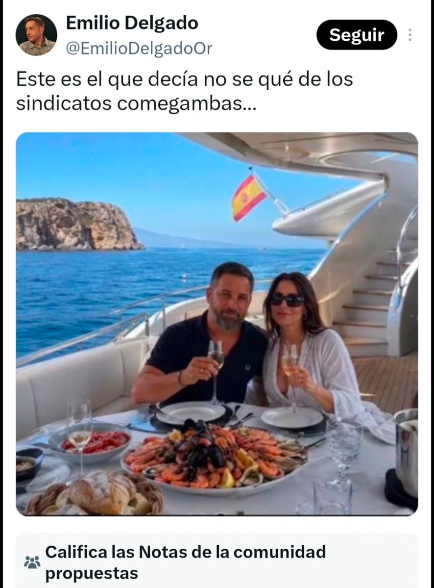 ElsadelCastill3's tweet photo. ¡BULO!

- Emilio Delgado Orgaz es un político español que actualmente ejerce como diputado y portavoz adjunto de Más Madrid en la Asamblea de Madrid.

Es increíble que un diputado autonómico se dedique a difundir montajes hechos con una IA de baja calidad. La esposa de Abascal ni siquiera se parece. 

¿Qué credibilidad puede tener en la Asamblea?

No puede caer más bajo.