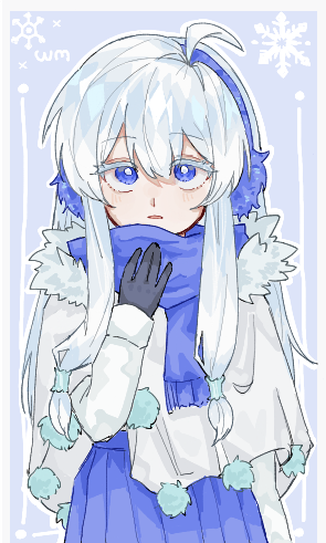 pasapasanoAB's tweet photo. 雪ウサギモチーフの女の子 https://t.co/8OAdVAYUSR