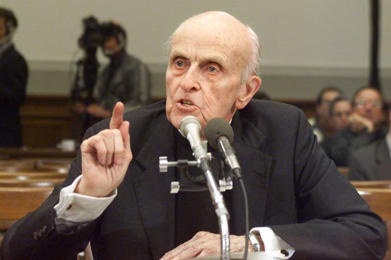 NinjaAlex420's tweet photo. The Godfather of Abortion is Jesuit priest Robert Drinan, a Jesuit priest and U.S. Congressman who defended abortion rights despite official Catholic Church teachings. Drinan was a Jesuit law professor &amp; first Catholic priest ever elected to the United States Congress https://t.co/Zax5HB5J7h