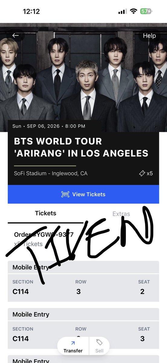 tiinOo_Flow's tweet photo. BTS ARIRANG — LOS ANGELES 💜🔥

BTS is taking over SoFi Stadium!

Sun, Sep 6, 2026
SoFi Stadium — Inglewood, CA

#BTS  #ARIRANG #BTSWorldTour #BTSLA #방탄소년단 #BTS #BTS_WORLDTOUR_ARIRANG
#BTS_WORLDTOUR_ARIRANG_NA #방탄소년단 #FIFAWorldCup #Jhope #Vmas #Btsarmy #RM https://t.co/JhM1GiiwaT