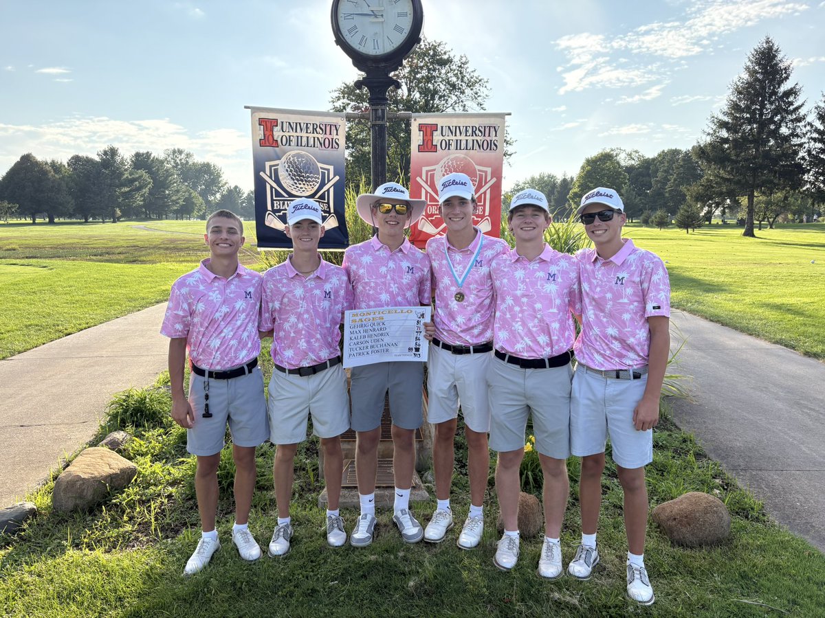 SagesGolf's tweet photo. @SagesGolf Boys shoot a season low 313 in the John Macek Invite at UI Course! Max Henrard captures 5th place medalist with a 71! Other scores: Kaleb Hendrix 77, Gehrig Quick 81, Carson Uden 84, Tucker Buchanan 84, Patrick Foster 89! @SagesAthletics @ngpreps https://t.co/7yHVL8ZNNK