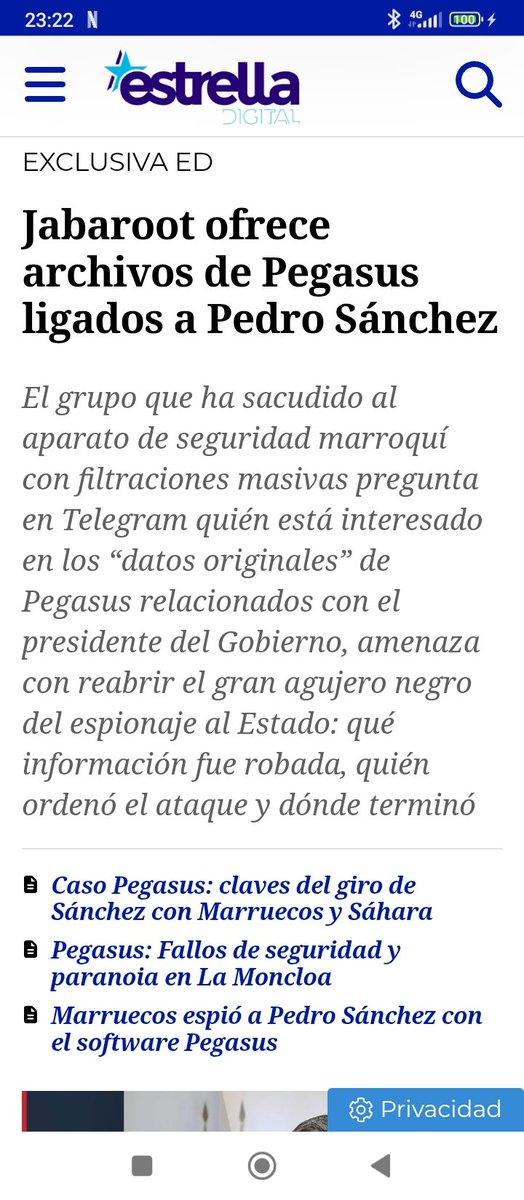 APOLITICOSPAIN's tweet photo. @laSextaTV Coger Palomitas que Jabaroot por lo que he visto preguntado a la IA de Google describe muy bien al grupo hacker activista web.
Ya ha puesto en el Expositor a Pegasus. https://t.co/Tg0oHKzxl3